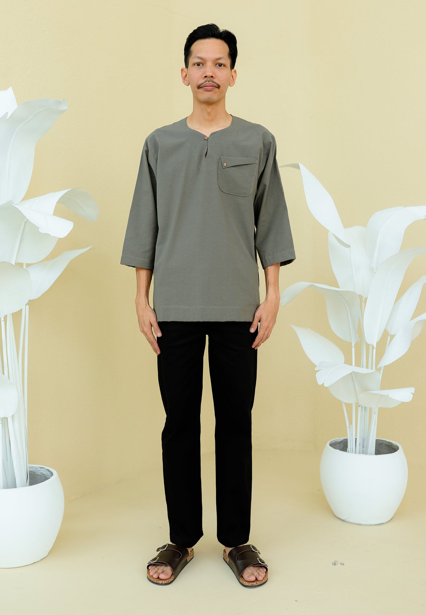 Paut Kurta Men (Space Grey)