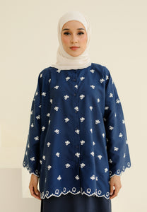 Rima Bow Top (Dark Blue)