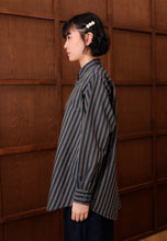 Load image into Gallery viewer, Nouf Stripe Top (Emerald Green)