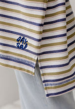 Load image into Gallery viewer, Yara 3D Stripe T-Shirt (Blue)