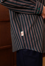 Load image into Gallery viewer, Nouf Stripe Top (Emerald Green)