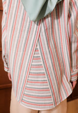 Load image into Gallery viewer, Nouf Stripe Top (Red Green)