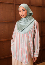 Load image into Gallery viewer, Nouf Stripe Top (Red Green)