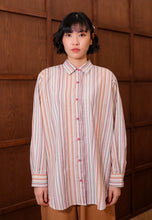 Load image into Gallery viewer, Nouf Stripe Top (Pink Grey)
