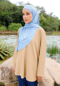 Nuha Athletic Top (Light Brown)