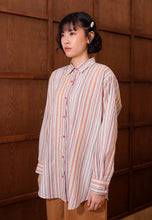 Load image into Gallery viewer, Nouf Stripe Top (Pink Grey)