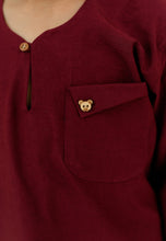 Load image into Gallery viewer, Paut Kurta Boy (Burgundy)