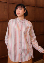 Load image into Gallery viewer, Nouf Stripe Top (Pink Grey)