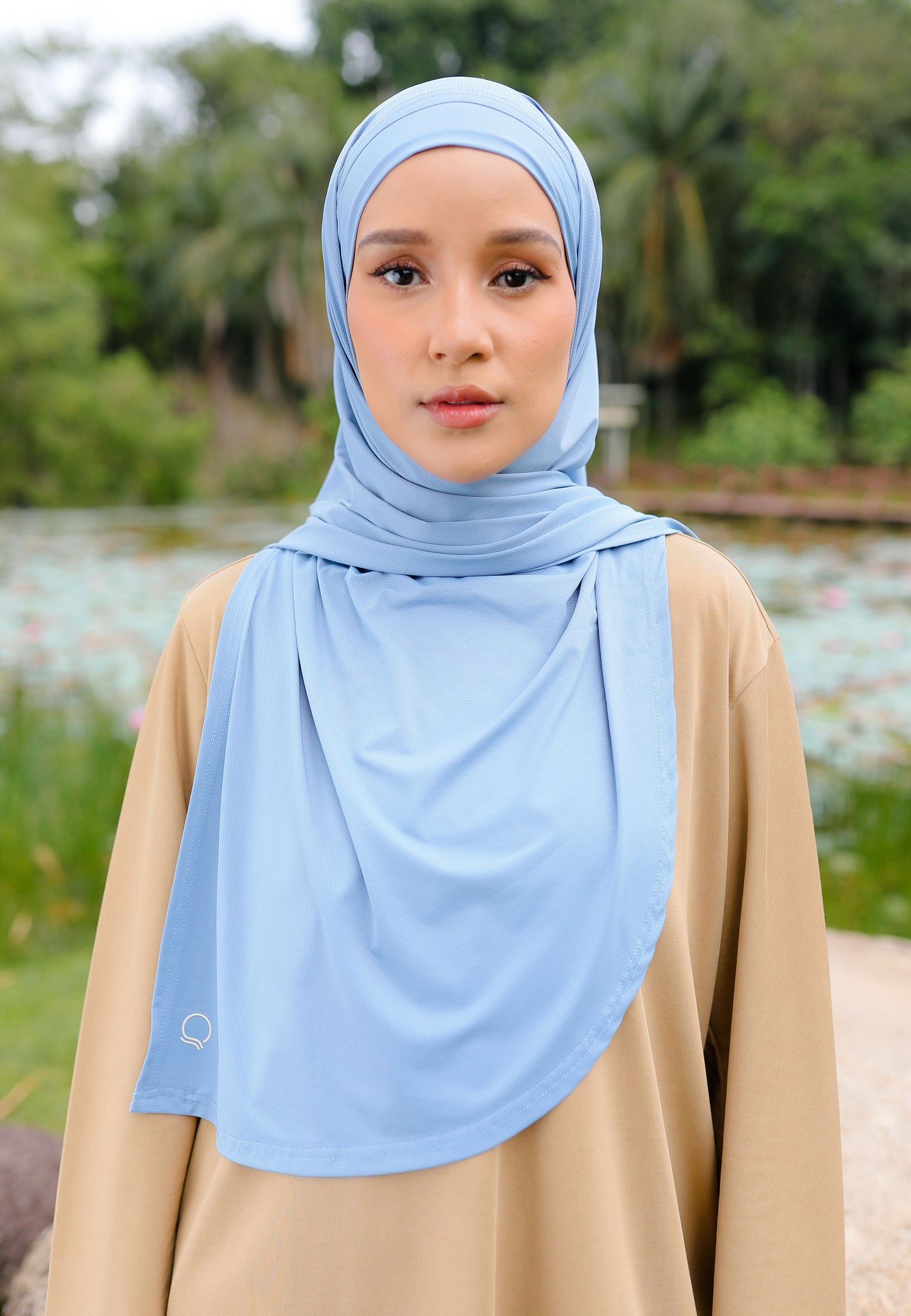 Naura Athletic Scarf (Light Blue)