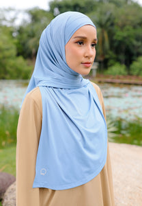 Naura Athletic Scarf (Light Blue)