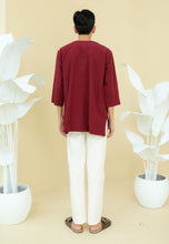 Load image into Gallery viewer, Paut Kurta Men (Burgundy)