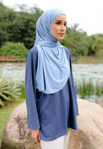 Nuha Athletic Top (Dark Blue)