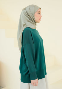 Areea Plain Knitwear (Emerald Green)