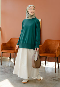 Areea Plain Knitwear (Emerald Green)