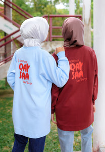 Qeesaa Embroidered Top (Maroon)