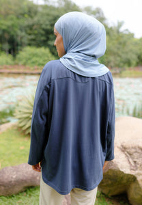 Nuha Athletic Top (Dark Blue)