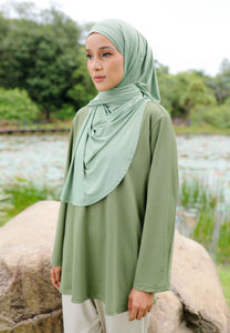 Nuha Athletic Top (Olive Green)