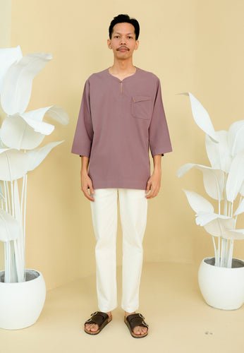 Paut Kurta Men (Dusty Purple)