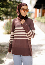 Load image into Gallery viewer, Bianca Knitwear Top (Choco)