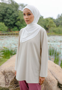 Nuha Athletic Top (Ivory)