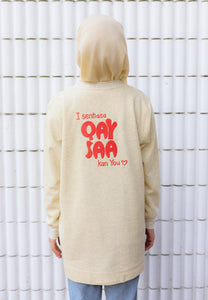 Qeesaa Embroidered Top (Melange Yellow)