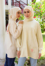 Load image into Gallery viewer, Qeesaa Embroidered Top (Melange Yellow)