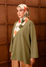 Load image into Gallery viewer, Zen Boxy T-Shirt (Moss Green)
