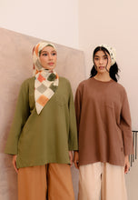 Load image into Gallery viewer, Zen Boxy T-Shirt (Moss Green)