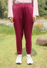 Load image into Gallery viewer, Hana Athletic Pants (Burgundy)