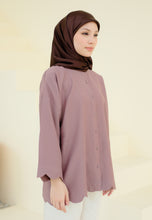 Load image into Gallery viewer, Adelia Scallop Top (Dusty Purple)