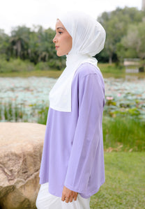 Nuha Athletic Top (Light Purple)