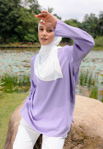 Nuha Athletic Top (Light Purple)