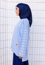 Load image into Gallery viewer, Adni Stripe T-Shirt (Baby Blue)