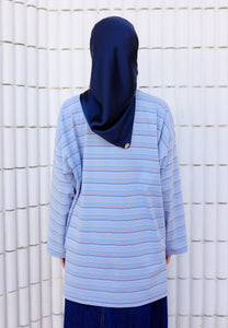 Adni Stripe T-Shirt (Baby Blue)