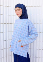 Load image into Gallery viewer, Adni Stripe T-Shirt (Baby Blue)
