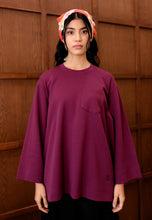 Load image into Gallery viewer, Zen Boxy T-Shirt (Plum)