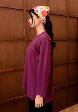 Load image into Gallery viewer, Zen Boxy T-Shirt (Plum)