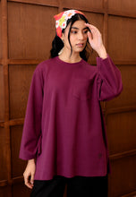 Load image into Gallery viewer, Zen Boxy T-Shirt (Plum)