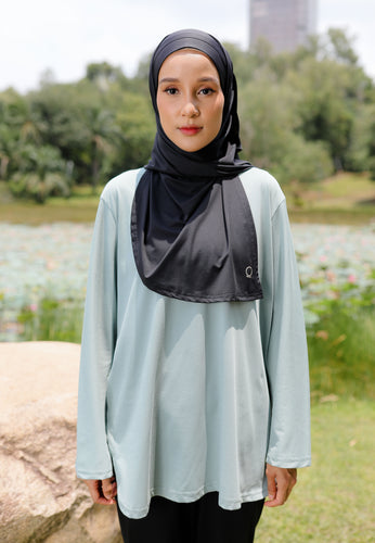 Nuha Athletic Top (Tiffany Blue)