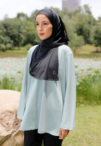 Nuha Athletic Top (Tiffany Blue)