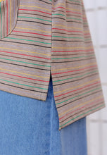 Load image into Gallery viewer, Adni Stripe T-Shirt (Light Brown)