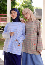 Load image into Gallery viewer, Adni Stripe T-Shirt (Baby Blue)