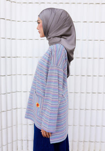 Adni Stripe T-Shirt (Grey)
