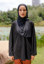 Load image into Gallery viewer, Nuha Athletic Top (Black)