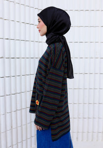 Adni Stripe T-Shirt (Black)