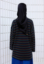 Load image into Gallery viewer, Adni Stripe T-Shirt (Black)