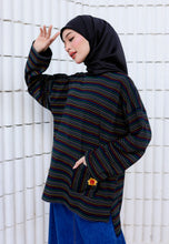 Load image into Gallery viewer, Adni Stripe T-Shirt (Black)