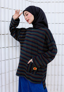 Adni Stripe T-Shirt (Black)