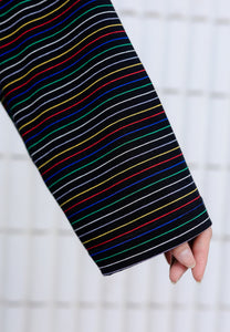 Adni Stripe T-Shirt (Black)