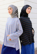 Load image into Gallery viewer, Adni Stripe T-Shirt (Grey)
